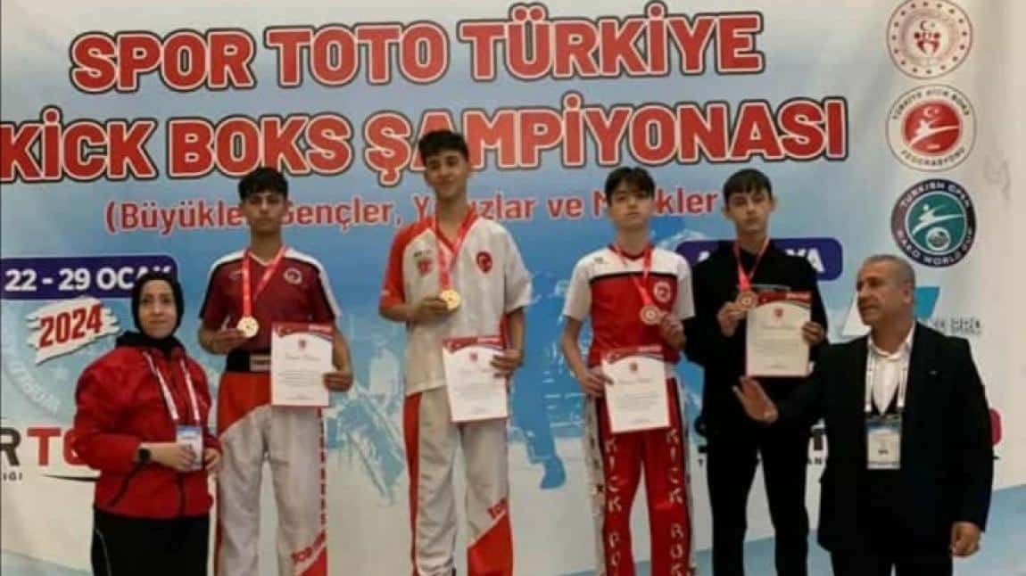 2024 Spor Toto Türkiye Kick Boks Şampiyonası'nda derecelerimiz...